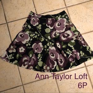 Ann Taylor Loft mini skirt, 6P